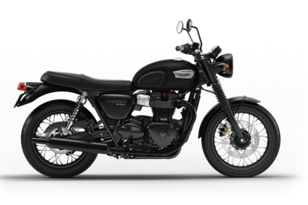 klassieke motorfietsen Triumph Bonneville T100 Black
